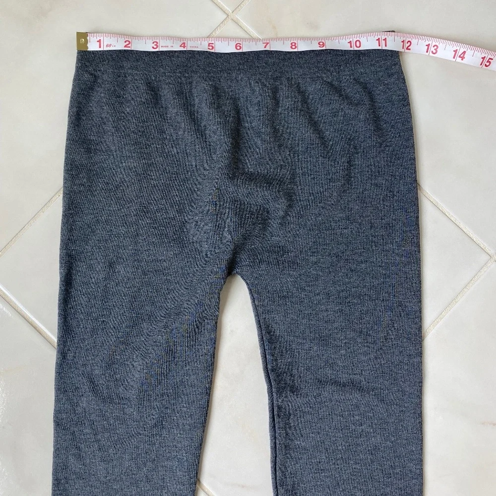 Poof leggings gray girl Medium 10/12
